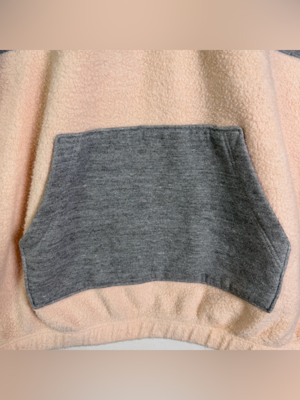 WILDFOX Women’s Quarter Zip Pullover Fleece Colorblock Sweatshirt LA Made Sz S - Picture 4 of 7